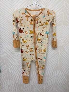 Little Sleepies x Disney "Lion King" Zippy Pajamas OG 6/12m